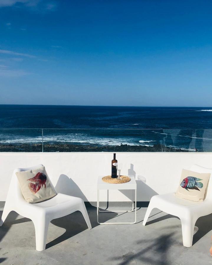 Casa Anclada En La Santa- 4 Apartamentos Frente Al Mar- 1ª Linea Solarium Barbacoa מראה חיצוני תמונה