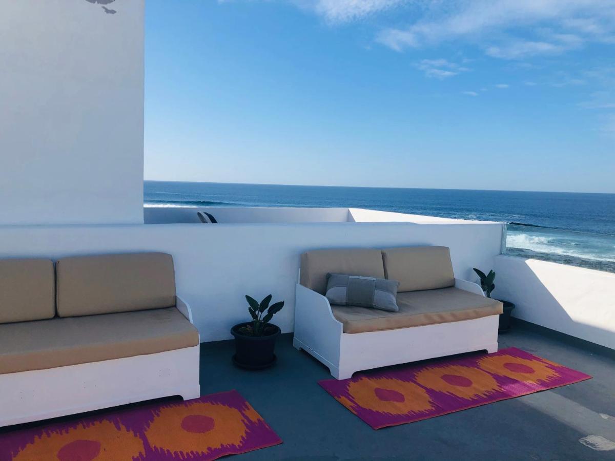 Casa Anclada En La Santa- 4 Apartamentos Frente Al Mar- 1ª Linea Solarium Barbacoa מראה חיצוני תמונה